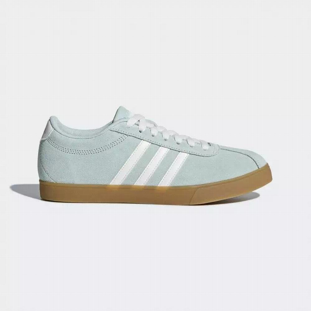 Adidas Courtset Tenis Verdes Para Mujer (MX-39387)